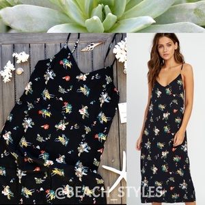 🌴🔆RVCA- MADDOX MIDI DRESS🔆🌴